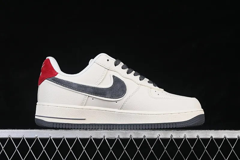 All Categories Nk Air Force 1 Air Force Series Nk Air Force 1 Low Air Force Low Nike Air Force 1'07 Low Beige Gray Red Pig Eight Leather Air Force One Low Casual Shoes DD1982-325